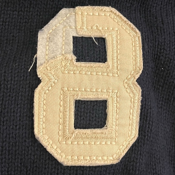 Nautical 1983 1/4 Zip Sweater Navy Blue Mens Size XXL - Picture 6 of 16